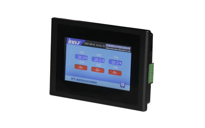 Fiber Optic Temperature Measurement LCD Display Instrument