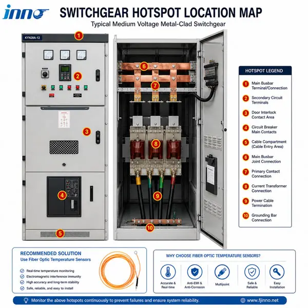 Location-of-switch-cabinet-hotspot-fault