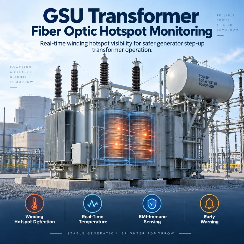 How to Plan Fiber Optic Hot Spot Monitoring for a New GSU Transformer