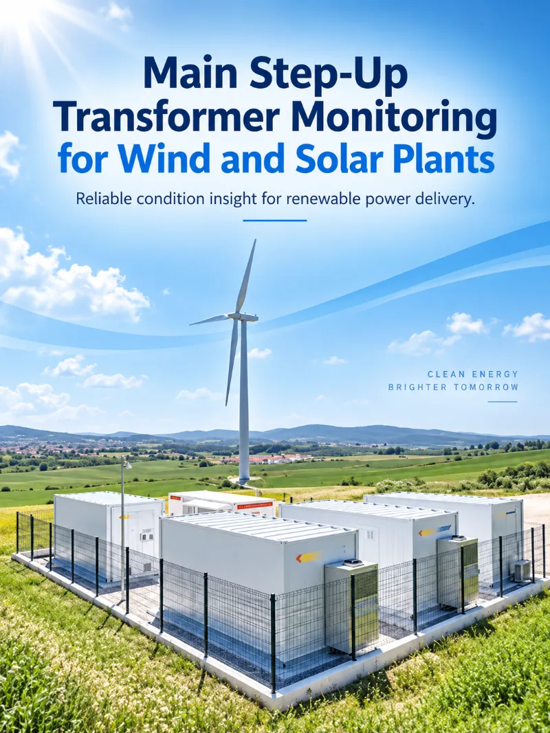 Main Step-Up Transformer Monitoring for Wind and Solar Plants