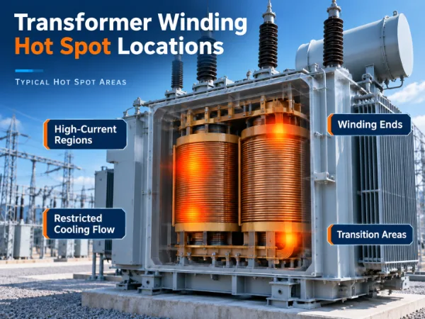 Where Winding Hot Spots Can Develop in a Transformer